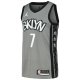 Men's Brooklyn Nets Kevin Durant Nike Gray Swingman Player Jersey - Statement Edition