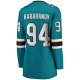 Women's San Jose Sharks Alexander Barabanov Fanatics Teal Home Breakaway Player Jersey