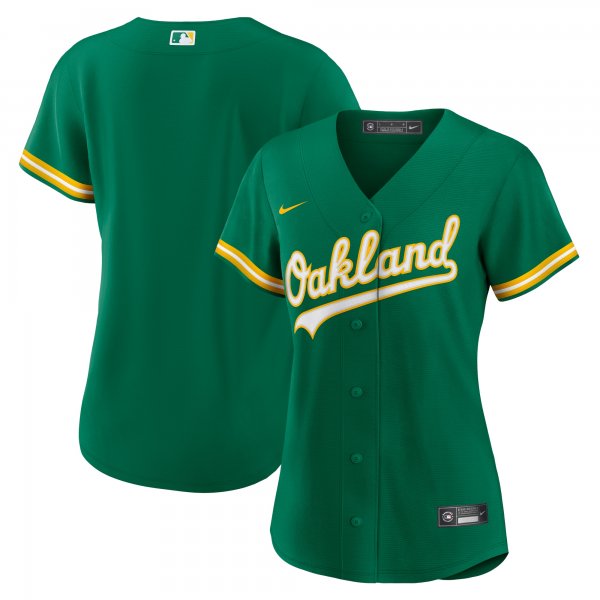 Women's Oakland Athletics Nike Kelly Green Alternate Replica Team Jersey