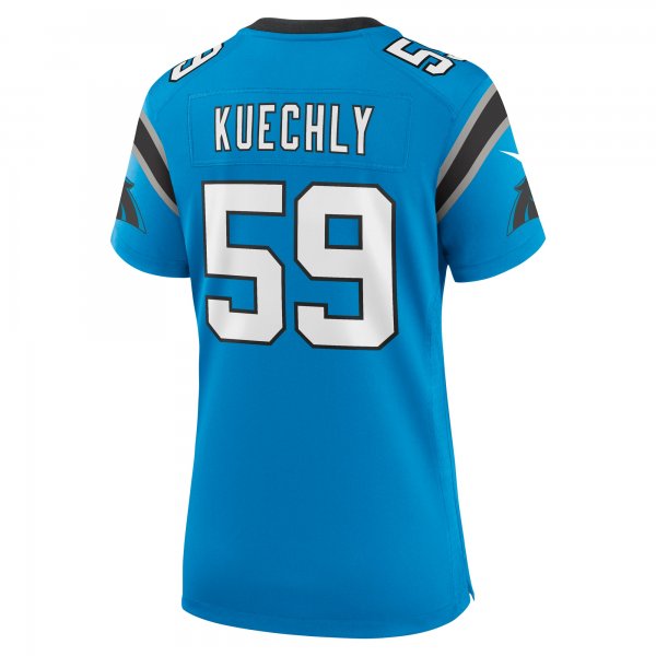 Women's Carolina Panthers Luke Kuechly Nike Blue Retired Player Game Jersey