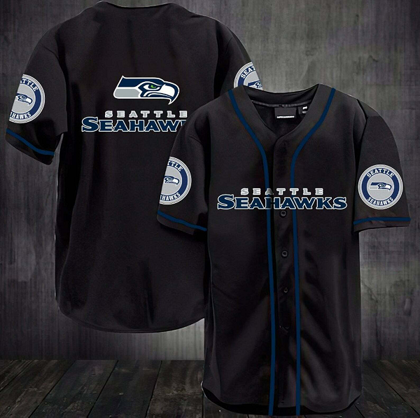 Seattle Seahawks NFL 3D Digital Printed Fashion Baseball Legend Jersey