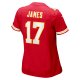 Women's Kansas City Chiefs Richie James Nike Red Game Jersey