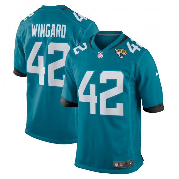 Men's Jacksonville Jaguars Andrew Wingard Nike Teal Game Jersey