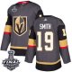 Adidas Golden Vegas Golden Knights #19 Reilly Smith Grey Home 2018 Stanley Cup Final Stitched NHL Jersey