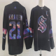 Men's Seattle Kraken #21 Kraken Black Iridescent Holographic Jersey