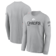 Men's Nike Gray Kansas City Chiefs 2024 Salute To Service Long Sleeve T-Shirt