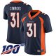 Denver Broncos #31 Justin Simmons Navy Blue Alternate Youth Stitched NFL 100th Season Vapor Limited Jersey