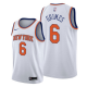 Men's New York Knicks #6 Quentin Grimes 2021 NBA Draft White Association Edition Jersey