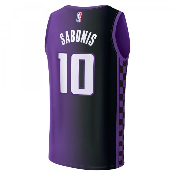 Men's Sacramento Kings Domantas Sabonis Fanatics Purple Fast Break Replica Player Jersey - Statement Edition