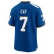 Men's Indianapolis Colts Matt Gay Nike Royal Indiana Nights Alternate Game Jersey