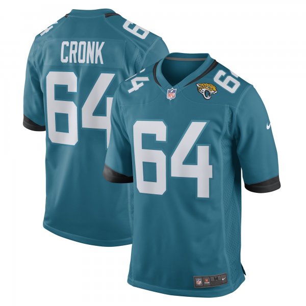 Men's Jacksonville Jaguars Coy Cronk Nike Teal Game Player Jersey