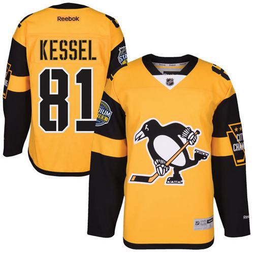 Pittsburgh Penguins #81 Phil Kessel Black 2017 Stadium Series Stitched NHL Jersey