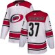 Adidas Carolina Hurricanes #37 Andrei Svechnikov White Road Stitched NHL Jersey