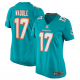 Women's Nike Miami Dolphins #17 Jaylen Waddle Aqua NFL Game Jersey