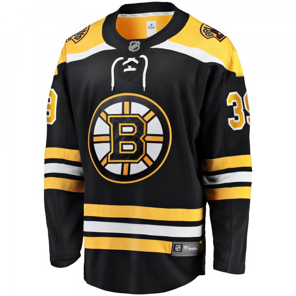 Men's Boston Bruins Morgan Geekie Fanatics Black Home Breakaway Jersey