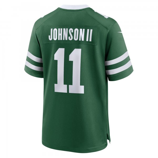 Men's New York Jets Jermaine Johnson II Nike Legacy Green Game Jersey