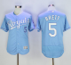 Kansas City Royals #5 George Brett Light Blue Flexbase Collection Stitched MLB Jersey