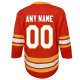 Youth Calgary Flames Red Home Replica Custom Jersey