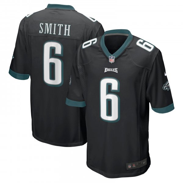 Men's Philadelphia Eagles DeVonta Smith Nike Black Game Jersey