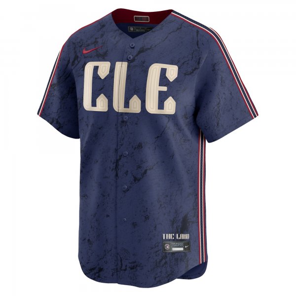 Men's Cleveland Guardians JosÃÂ© RamÃÂ­rez Nike Navy 2024 City Connect Limited Jersey