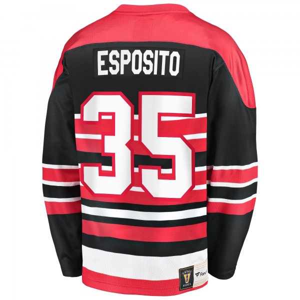 Men's Chicago Blackhawks Tony Esposito Fanatics Red Premier Breakaway Retired Player Jersey