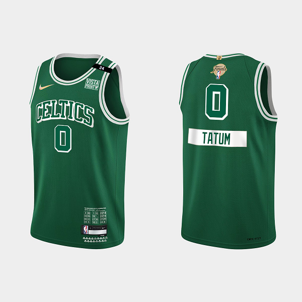 Boston Celtics 2022 NBA Finals #0 Jayson Tatum City Green Nike Jersey