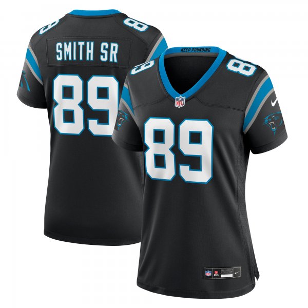 Women's Carolina Panthers Steve Smith Sr. Nike Black Retired Player Game Jersey