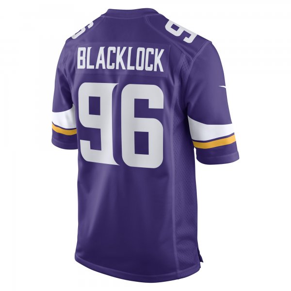 Men's Minnesota Vikings Ross Blacklock Nike Purple Game Player Jersey