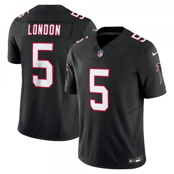 Men's Atlanta Falcons Drake London Nike Black Vapor F.U.S.E. Limited Jersey