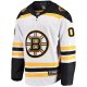 Men's Boston Bruins Fanatics White Away Breakaway Custom Jersey