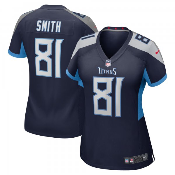 Women's Tennessee Titans Jonnu Smith Nike Navy Game Jersey