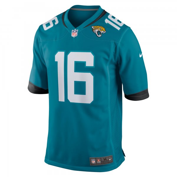 Men's Jacksonville Jaguars Trevor Lawrence Nike Teal Home Game Jersey