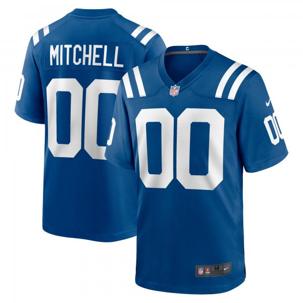 Men's Indianapolis Colts Adonai Mitchell Nike Royal 2024 NFL Draft Player Game Jersey