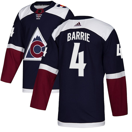 Adidas Colorado Avalanche #4 Tyson Barrie Navy Alternate Stitched NHL Jersey