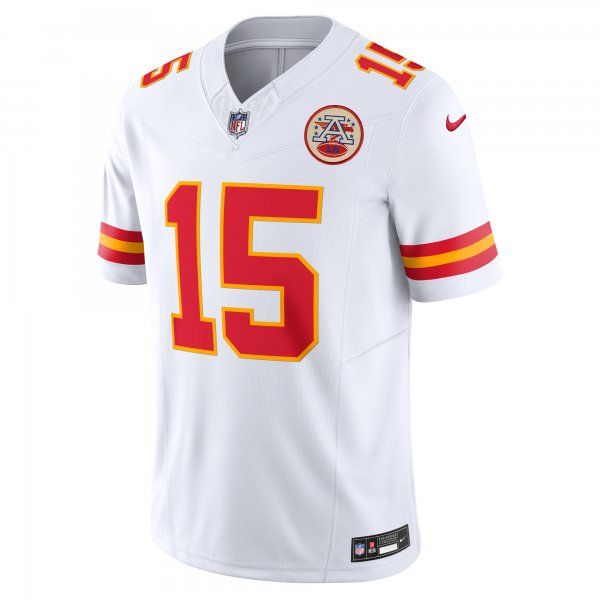 Men's Kansas City Chiefs Patrick Mahomes Nike White Vapor F.U.S.E. Limited Jersey