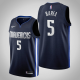 Men's 2019-20 Dallas Mavericks J.J. Barea #5 Navy NBA Jersey