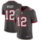 Men's Tampa Bay Buccaneers Tom Brady Nike Pewter Alternate Vapor Limited Jersey