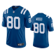 Men's Nike NFL Indianapolis Colts Jelani Woods #80 Royal Vapor Limited Jersey