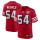 Men's San Francisco 49ers #54 Fred Warner Nike Scarlet 75th Anniversary Alternate Limited Player Jersey