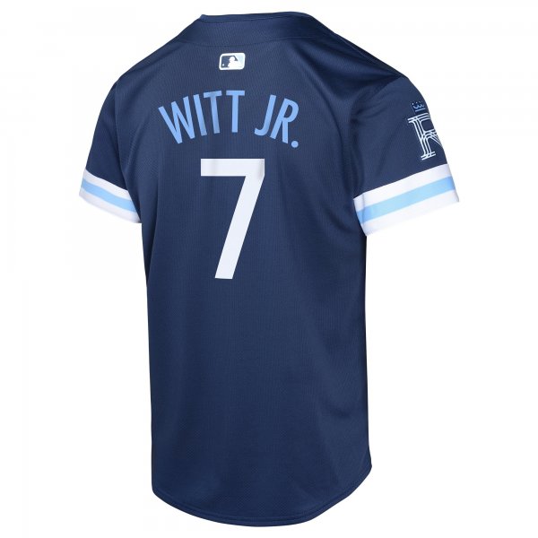 Youth Kansas City Royals Bobby Witt Jr. Nike Navy City Connect Limited Player Jersey