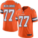 Nike Denver Broncos #77 Karl Mecklenburg Orange Men's Stitched NFL Limited New Color Rush Jersey