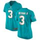 Women's Miami Dolphins #3 Odell Beckham Jr. Nike Aqua Game Jersey