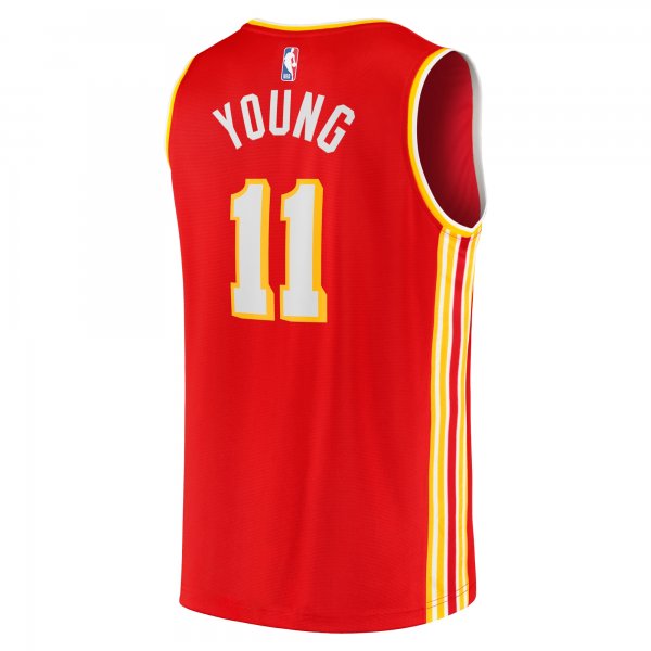 Youth Atlanta Hawks Trae Young Fanatics Red Fast Break Player Jersey - Icon Edition