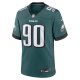 Men's Philadelphia Eagles Jordan Davis Nike Midnight Green Team Game Jersey