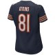 Women's Chicago Bears Doug Atkins Nike Navy Game Retired Player Jersey