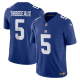 Youth New York Giants #5 Kayvon Thibodeaux Nike Royal Vapor F.U.S.E. Limited Jersey