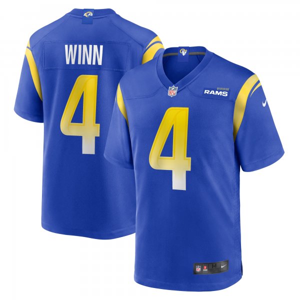 Men's Los Angeles Rams Dresser Winn Nike  Royal Team Game Jersey