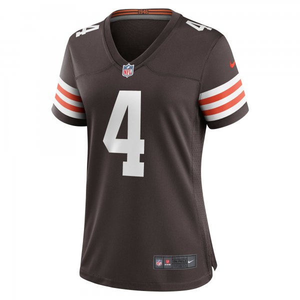 Women's Cleveland Browns Deshaun Watson Nike Brown Player Jersey