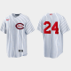 Men's Cincinnati Reds #24 Tony Perez 2022 Field of Dreams Cool Base Jersey - White