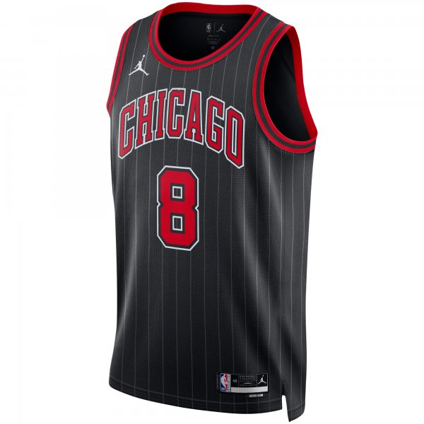 Unisex Chicago Bulls Zach LaVine Jordan Brand Black Swingman Jersey - Statement Edition